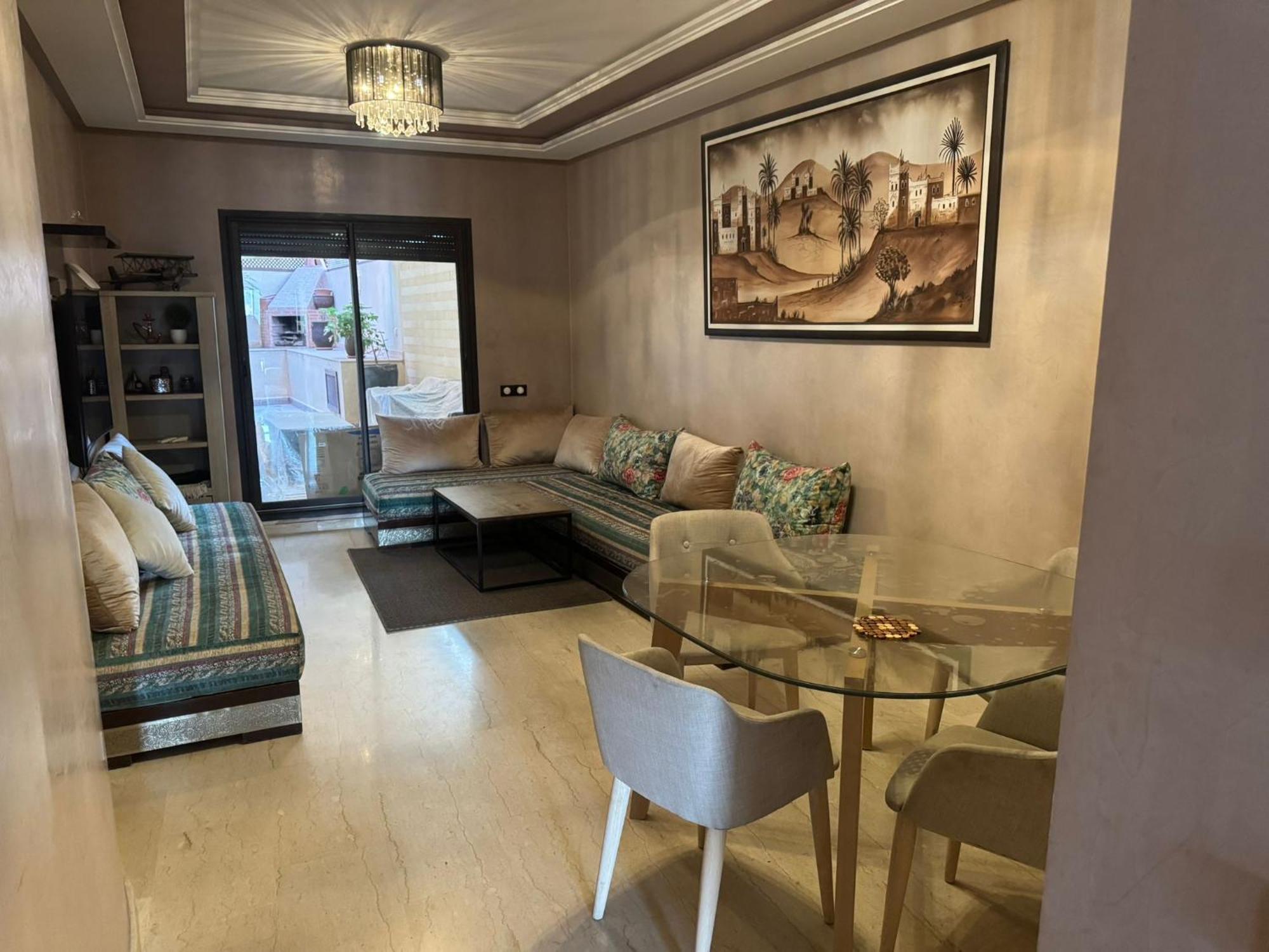 Stylish Gueliz Apartment With Beautiful Terrace Marrakesh Buitenkant foto